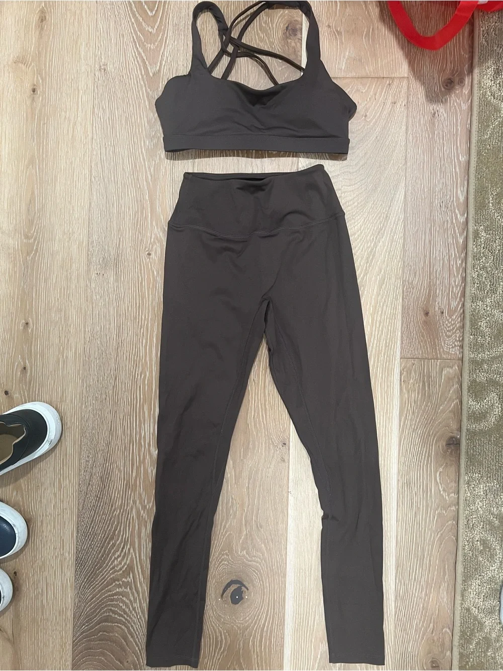 BYLT Metta Workout Set in Coffee - Picture 4 of 4